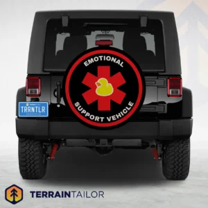 Emotional Support Vehicle Spare Tire Cover