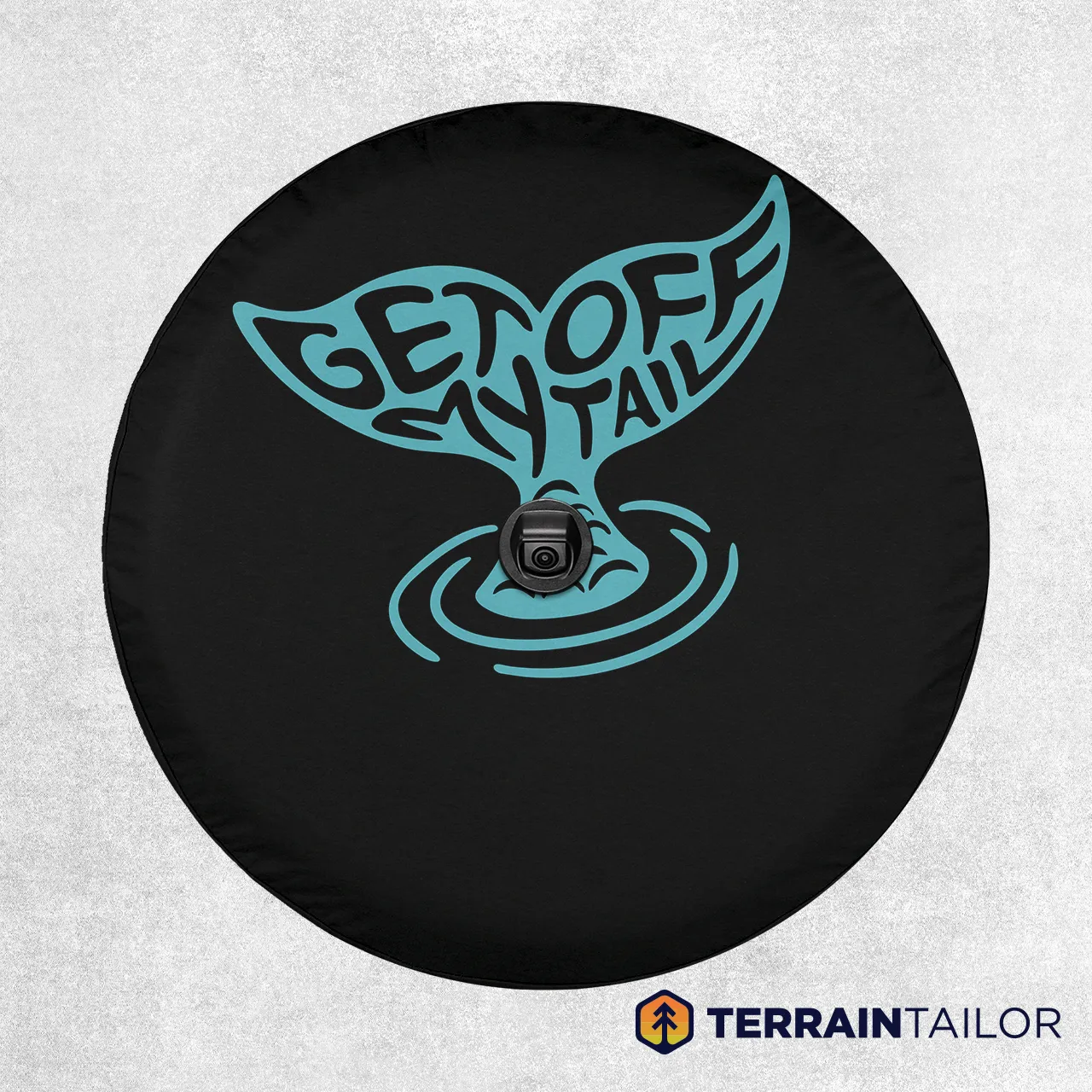 Get Off My Tail Mermaid Spare Tire Cover