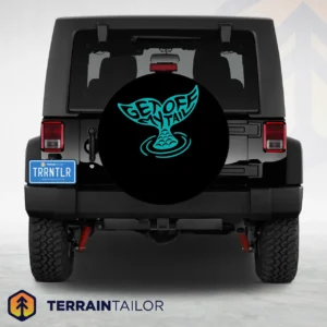 Get Off My Tail Mermaid Spare Tire Cover