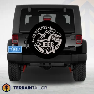 Go Topless Jeep Life Spare Tire Cover