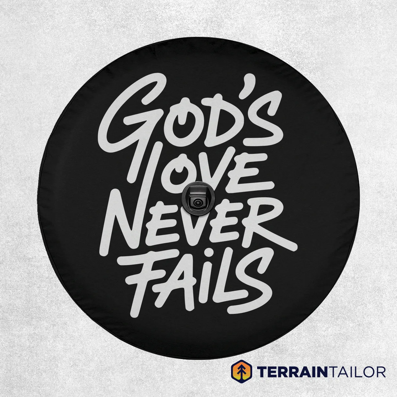 God’s Love Never Fails Spare Tire Cover