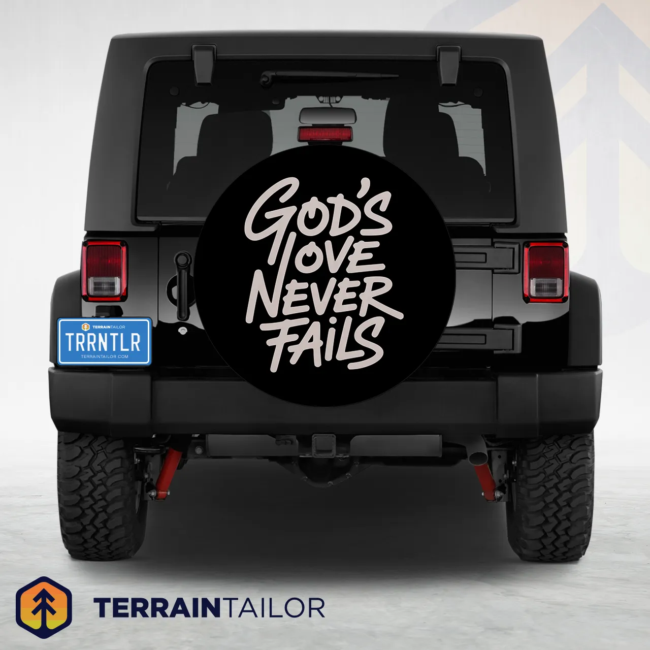God’s Love Never Fails Spare Tire Cover
