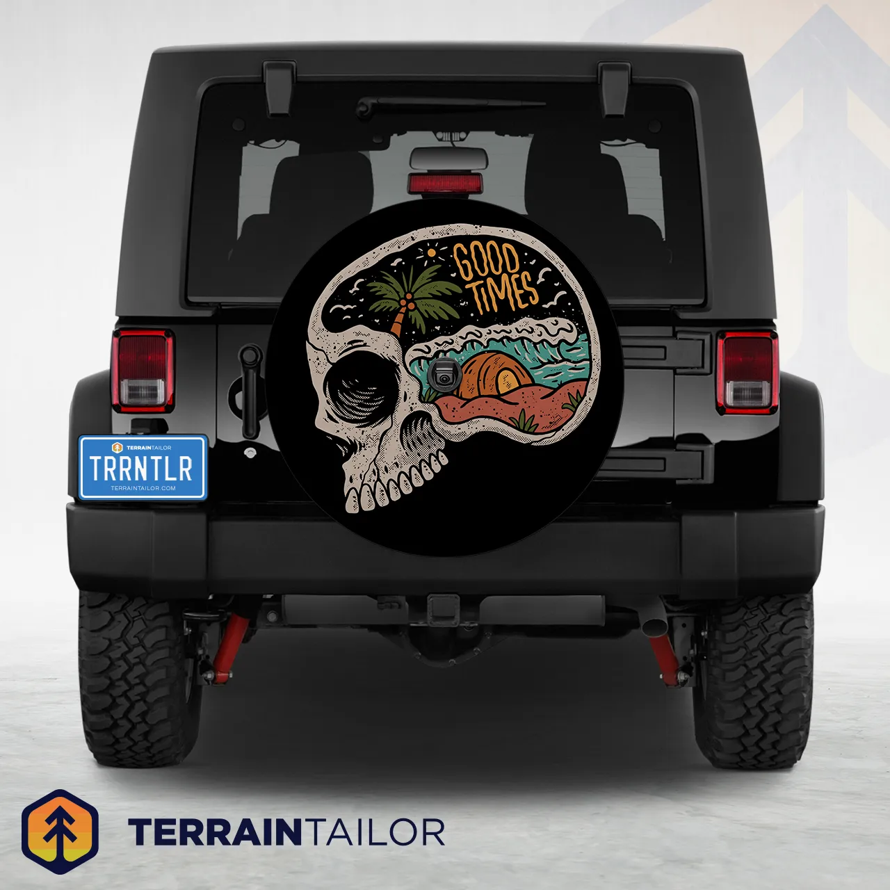 Good Times Skull Spare Tire Cover