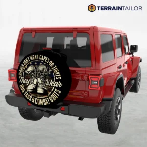 Heroes Wear Combat Boots Spare Tire Cover