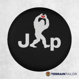 Jeep Bigfoot Heart Tire Cover