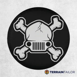 Jeep Skull and Crossbones Spare Tire Cover