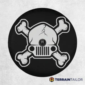 Jeep Skull and Crossbones Spare Tire Cover