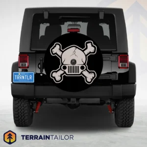 Jeep Skull and Crossbones Spare Tire Cover