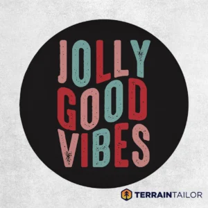 Jolly Good Vibes Spare Tire Cover