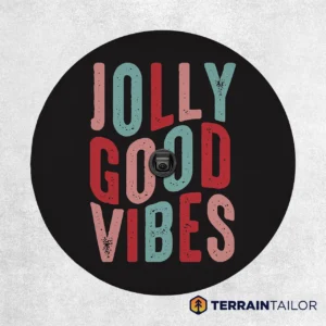 Jolly Good Vibes Spare Tire Cover