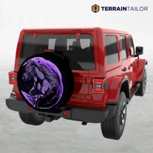 Midnight Horse Tire Cover