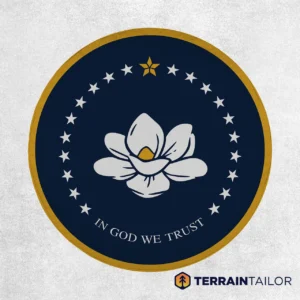 Mississippi State Flag Spare Tire Cover