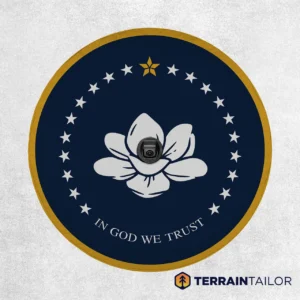 Mississippi State Flag Spare Tire Cover