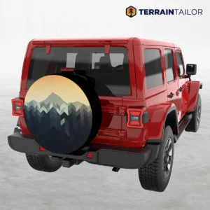 Modern Mountain Arrows Spare Tire Cover
