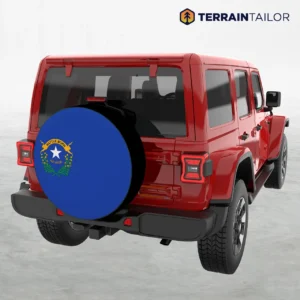 Nevada State Flag Spare Tire Cover