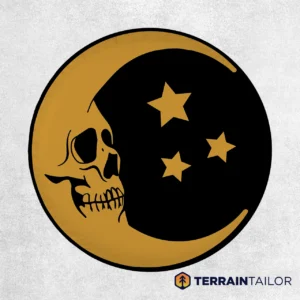 Moon Skull & Stars Spare Tire Cover