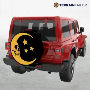 Moon Skull & Stars Spare Tire Cover