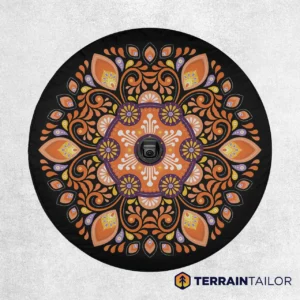 Autumn Mandala Tire Cover