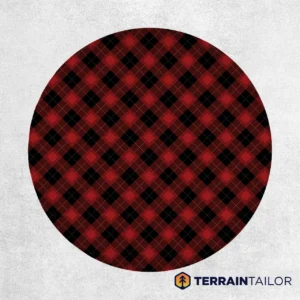 Red & Black Plaid Spare Tire Cover