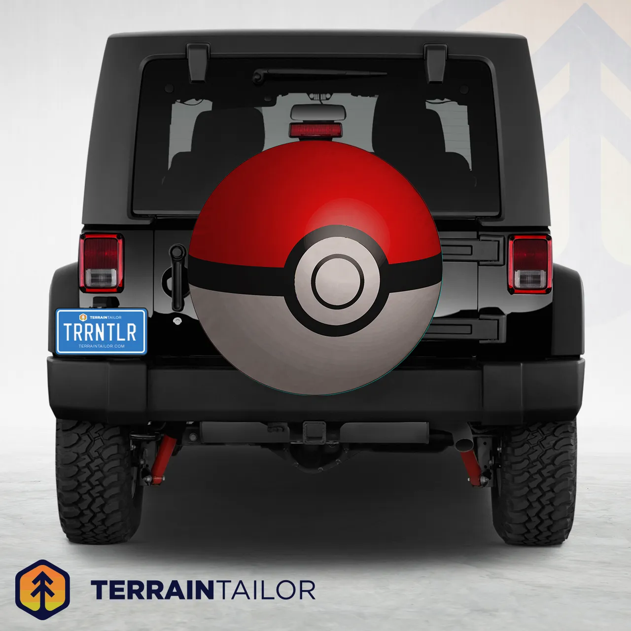 Poké Ball-Inspired Tire Cover