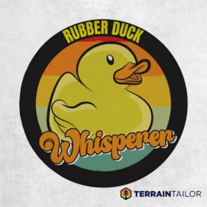 Rubber Duck Whisperer Spare Tire Cover