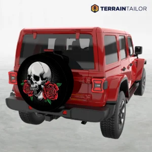 Skull & Roses Spare Tire Cover