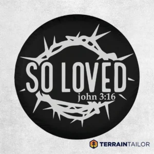 So Loved Crown of Thorns Spare Tire Cover
