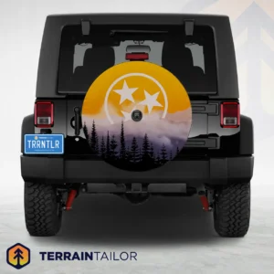Tennessee Tri-Star Forest Landscape Spare Tire Cover