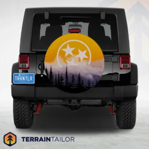 Tennessee Tri-Star Forest Landscape Spare Tire Cover
