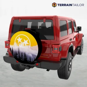 Tennessee Tri-Star Forest Landscape Spare Tire Cover