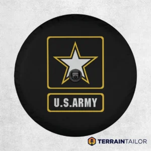 U.S. Army Star Emblem Spare Tire Cover