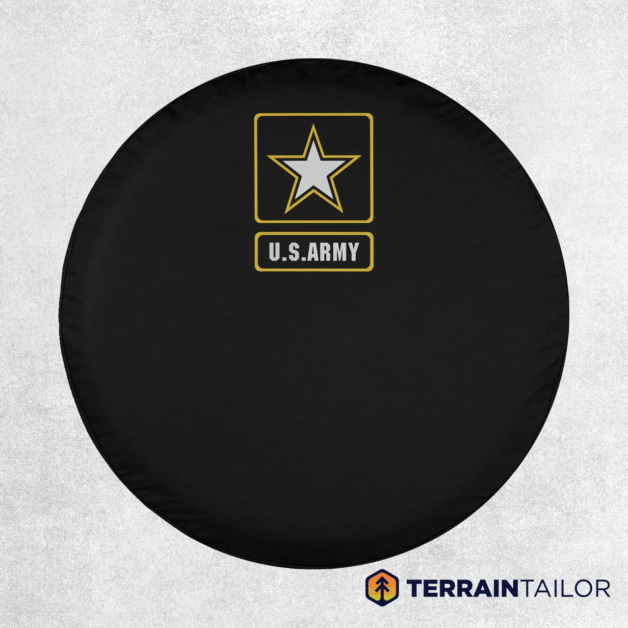 Minimal U.S. Army Star Badge Spare Tire Cover