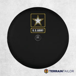 Minimal U.S. Army Star Badge Spare Tire Cover