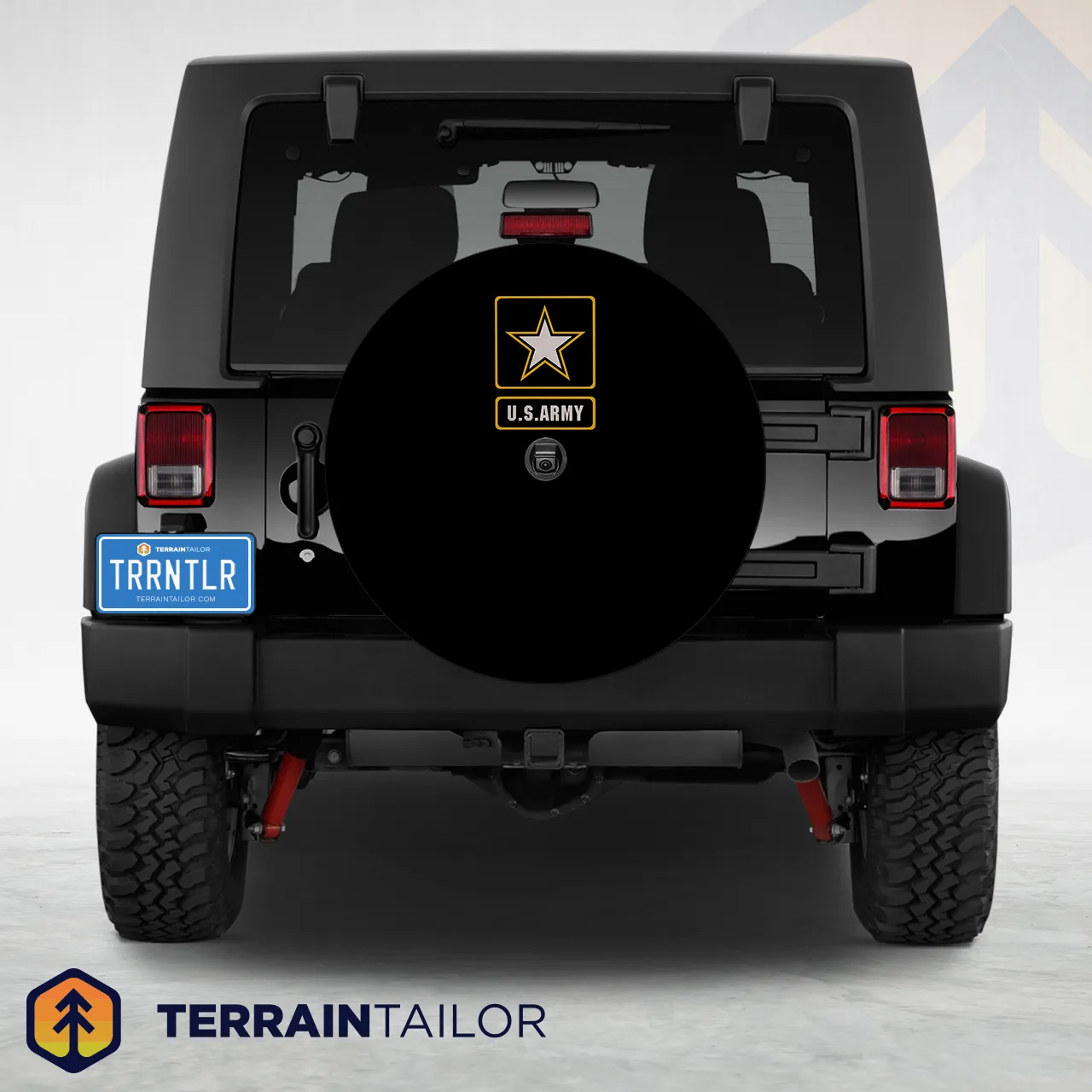 Minimal U.S. Army Star Badge Spare Tire Cover