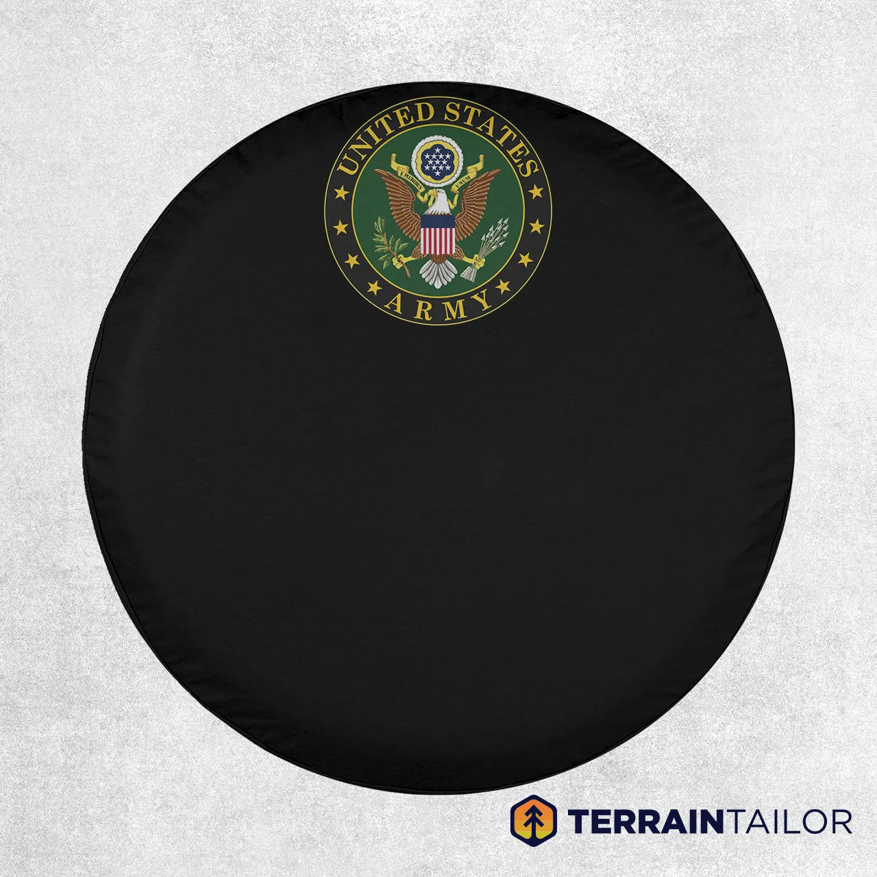 Compact United States Army Seal Spare Tire Cover