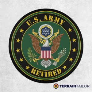 U.S. Army Retired Seal Spare Tire Cover