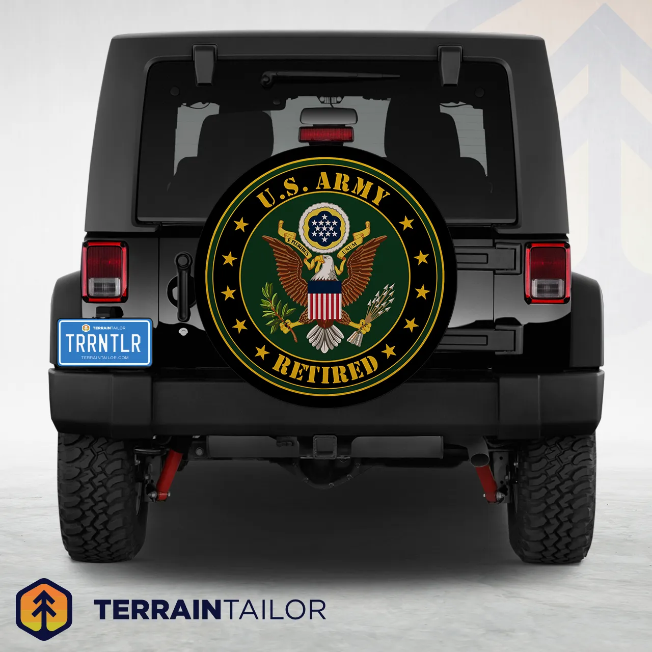 U.S. Army Retired Seal Spare Tire Cover
