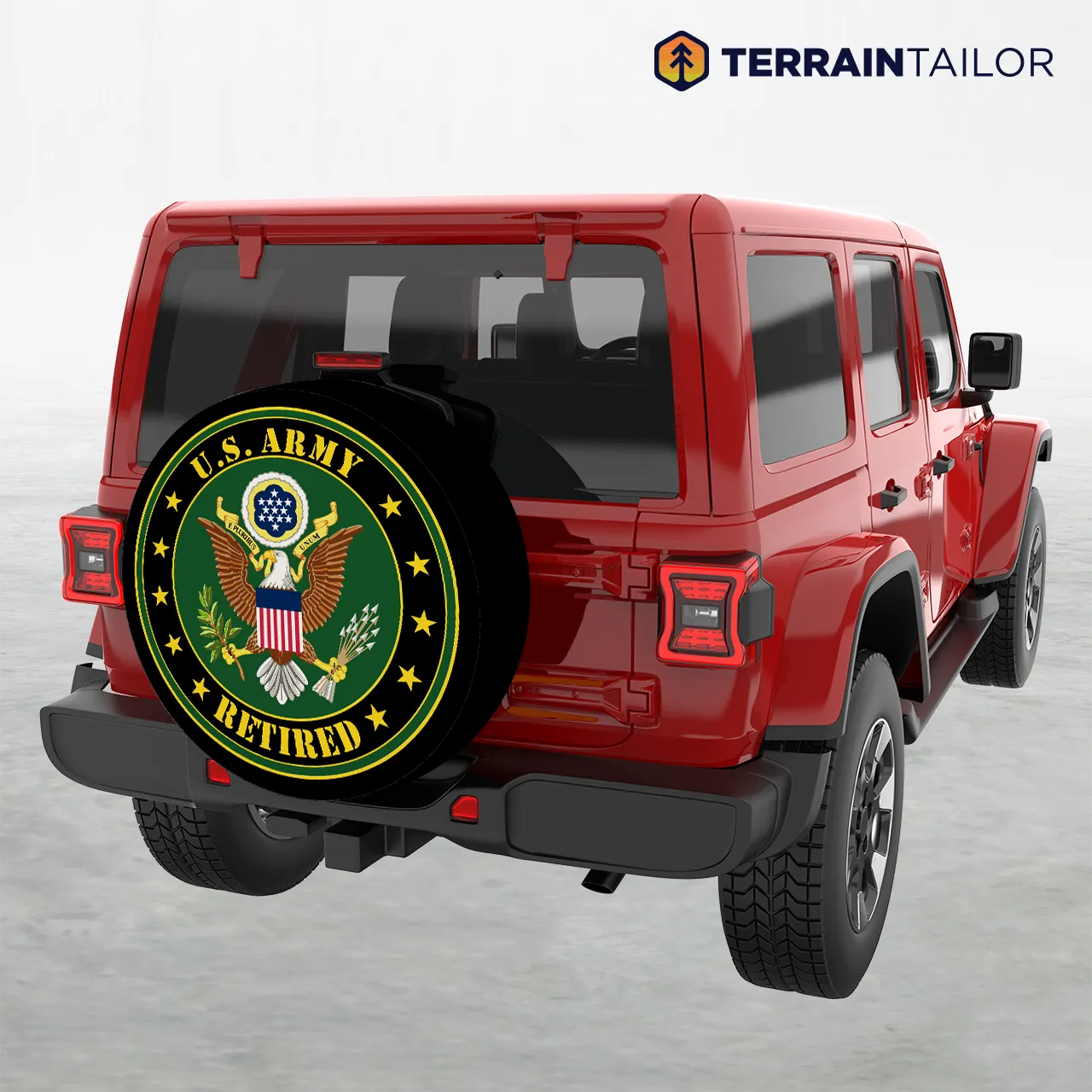 U.S. Army Retired Seal Spare Tire Cover