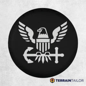 U.S. Navy Eagle & Anchor Spare Tire Cover