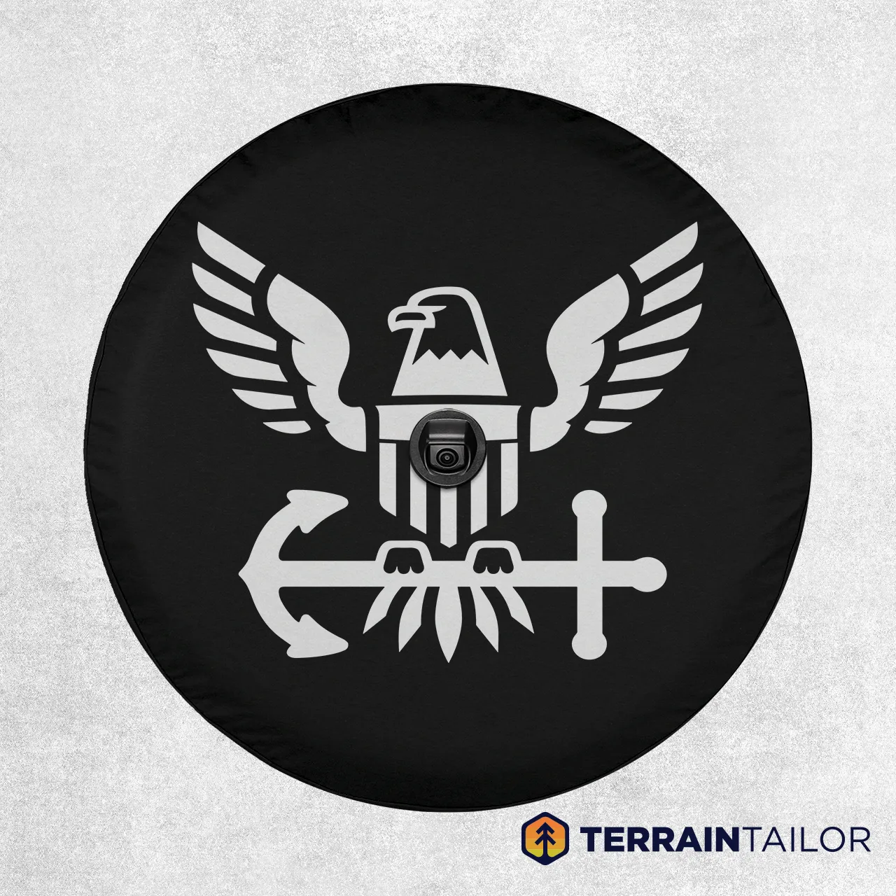 U.S. Navy Eagle & Anchor Spare Tire Cover