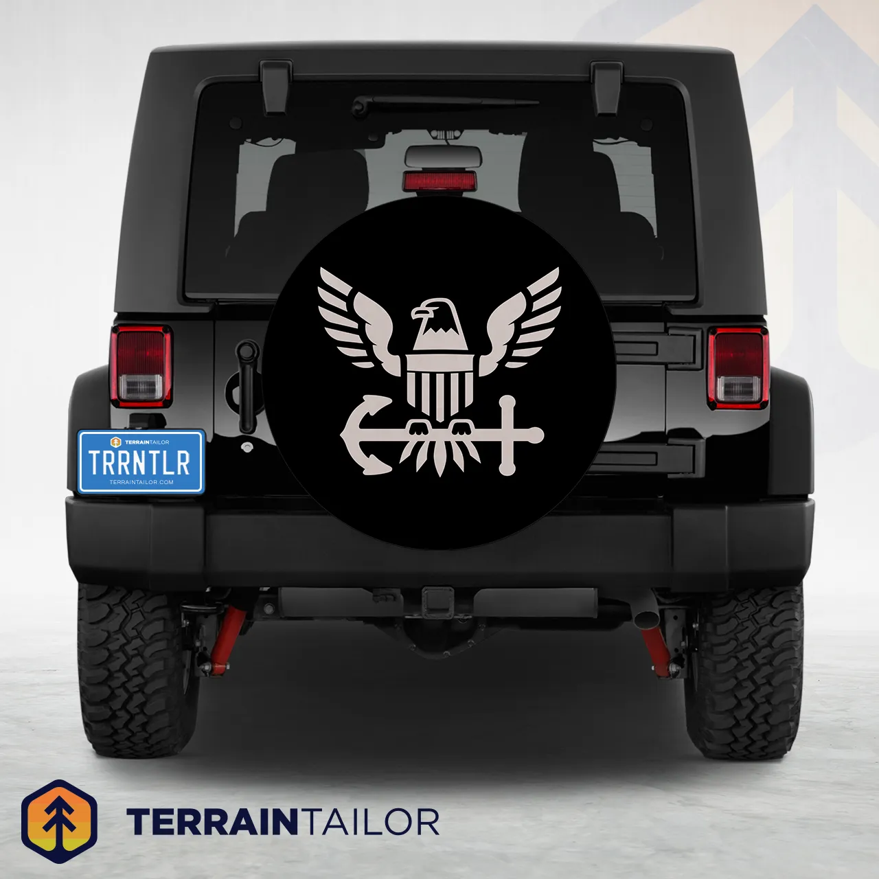 U.S. Navy Eagle & Anchor Spare Tire Cover
