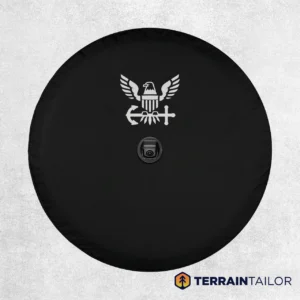 U.S. Navy Minimal Emblem Spare Tire Cover