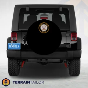 United States Navy Rope Border (Compact Seal) Spare Tire Cover