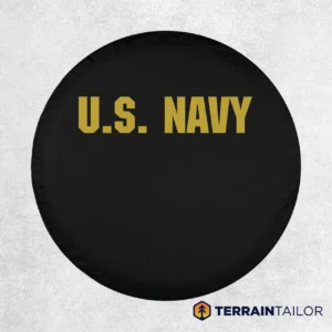 U.S. Navy Text Spare Tire Cover