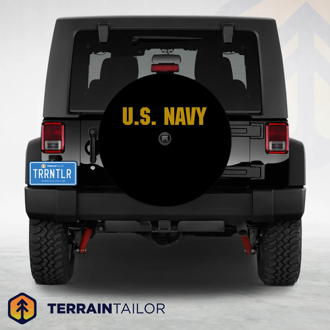 U.S. Navy Text Spare Tire Cover