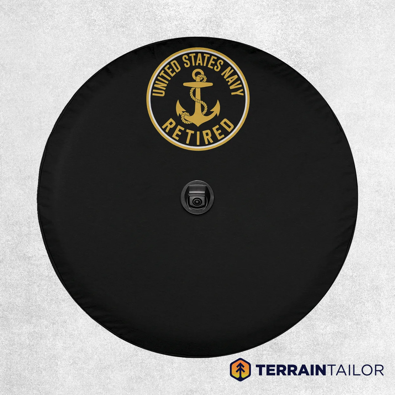 United States Navy Retired (Compact Emblem) Spare Tire Cover