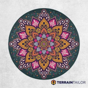 Vivid Mandala Tire Cover