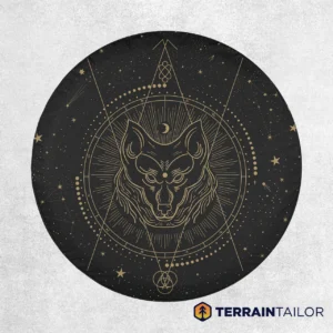 Celestial Wolf Totem Tire Cover