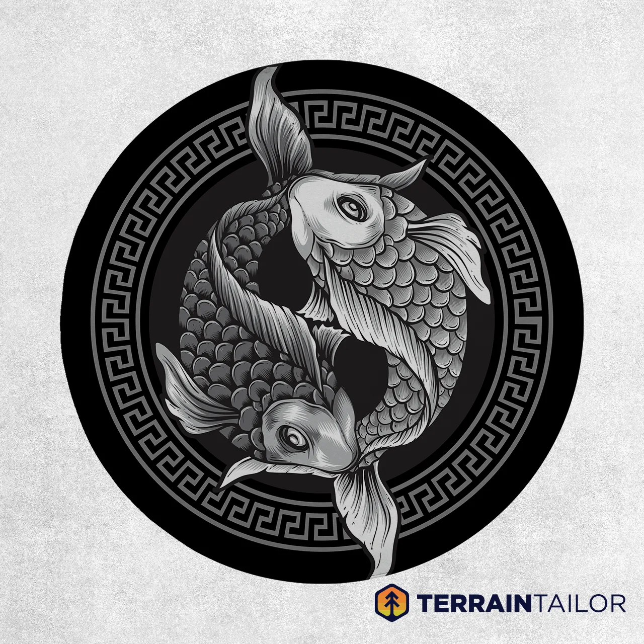 Yin Yang Koi Fish Spare Tire Cover