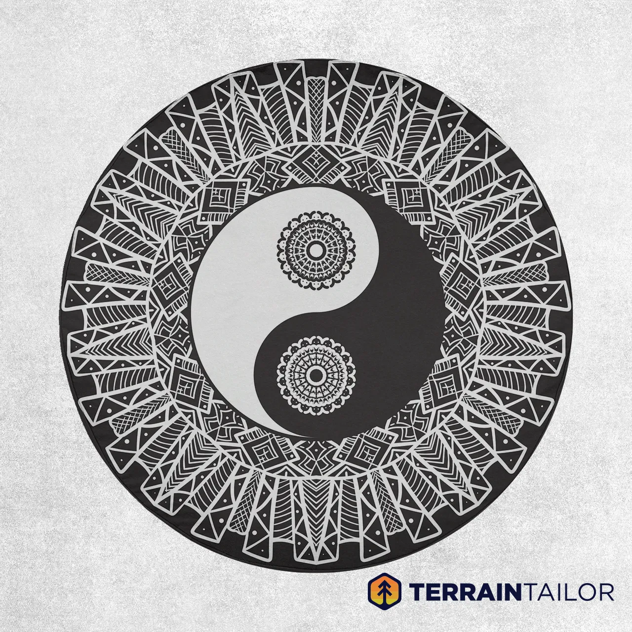 Yin Yang Mandala Spare Tire Cover